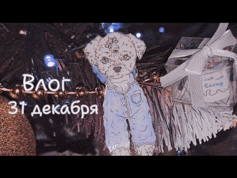 Видео: 💫✨влог с бумажной собакой, новый год 2025.        31 декабря.🤍🎇