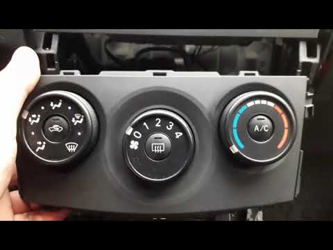 Видео: как розобрать центральную консоль Тойота королла.Замена подсветки переключателей печки(ламп).