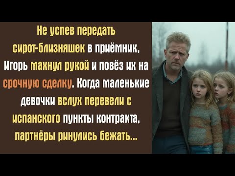 Видео: Не успев передать сирот-близняшек в приёмник, Игорь махнул рукой и повёз их на срочную сделку. Когда