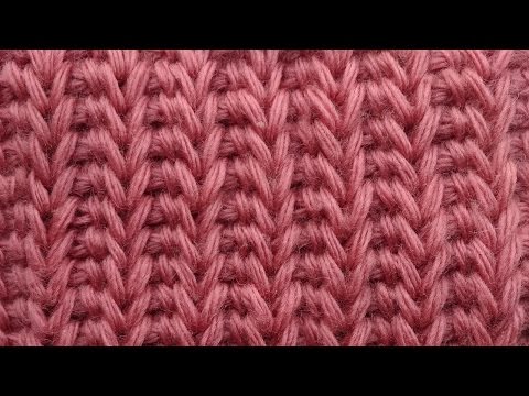 Видео: Имитация резинки крючком Тунисская резинка Вязание крючком  47