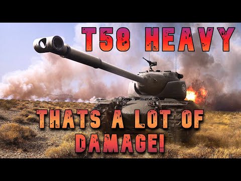 Видео: Т58 Heavy — это огромный урон! ll Wot Console — World of Tanks Modern Armor