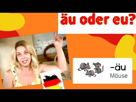 Видео: Произношение в немецком языке- 🇩🇪 Какие правила  произношения буквосочетаний eu? äu?