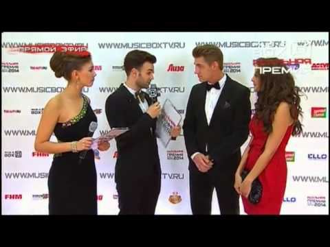 Видео: Алексей Воробьев (Alex Sparrow).Реальная премия MUSICBOX 2014 (Красная ковровая дорожка)