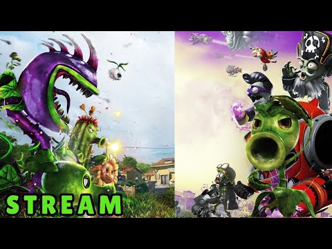 Видео: 🔴Cтрим🔴│🔥Играем в Plants vs Zombie Garden Warfare и Garden warfare 2🍀🔥