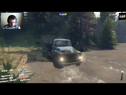 Видео: SpinTires обзор мода ( Газ-53 )