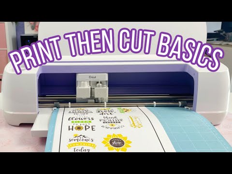 Видео: Учебное пособие по основам печати и резки с Cricut Maker или Cricut Explore Air 2