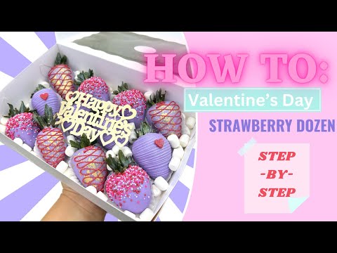 Видео: Клубника в шоколаде ко Дню святого Валентина | пошаговое руководство