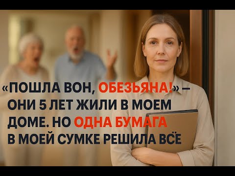 Видео: «Пошла вон, обезьяна! Мы отсюда не съедем!» — кричала свекровь Но их лица исказились от ОДНОЙ бумаги