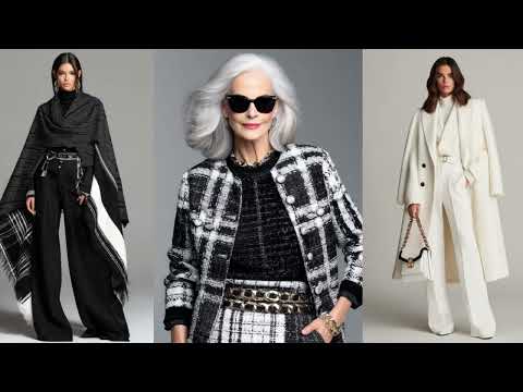Видео: Наряды в стиле Chanel для женщин старше 50 лет 🎀 Цветовые тренды осени/зимы 2025, которые вам пон...