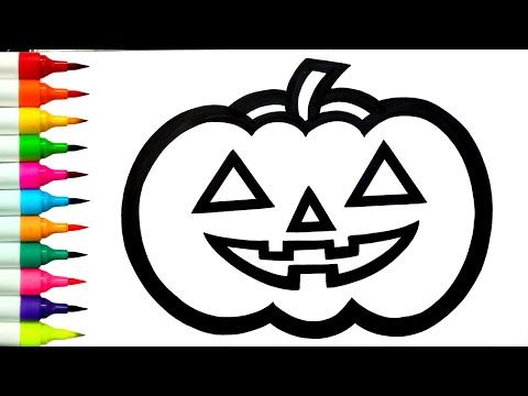 Видео: РИСОВАНИЕ НА ХЭЛЛОУИН ШАГ ЗА ШАГОМ || Как легко нарисовать Хэллоуин | Простой рисунок на Хэллоуин 🎃