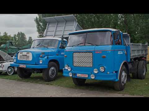 Видео: Иностранные грузовики на дорогах СССР. Skoda 706.
