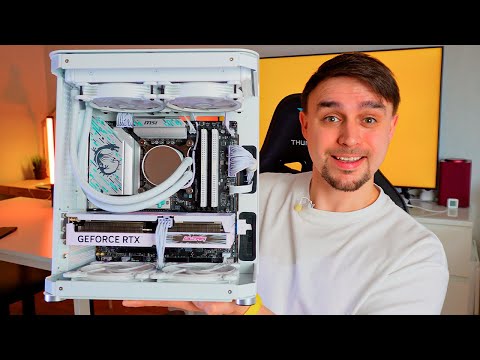 Видео: БЕЛЫЙ ПАНОРАМНЫЙ КУБИК В JONSBO TK-1 C 4060Ti