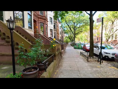 Видео: Осень в Нью-Йорке/ Бруклин - дорогой район Prospect Heights