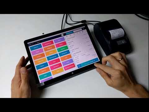 Видео: Подключение и работа АТОЛ 30Ф с планшетом на Windows | Готовое решение для кассира с MyPoint