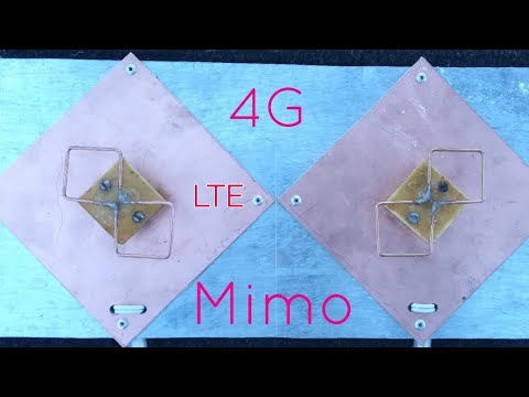 Видео: Мощная антенна
для интернета 
MIMO 4G LTE