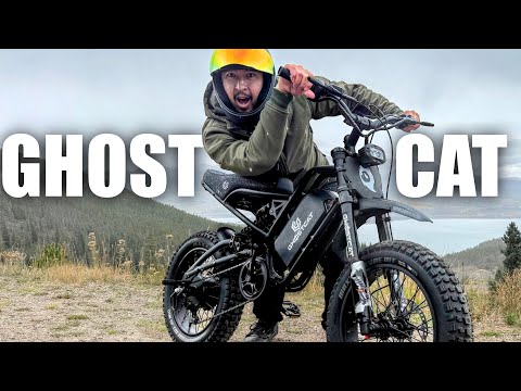 Видео: Обзор GHOSTCAT F4X: электромотоцикл со скоростью 40 миль в час, который выглядит как электровелос...