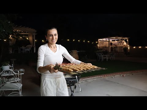 Видео: Семейный Ужин - Цыплёнок на Гриле - Форель с Хмели Сунели - Сочный Кебаб - Эгине - Heghineh