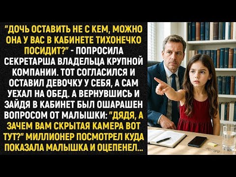Видео: Дочь оставить не с кем, можно она у вас в кабинете тихонечко посидит   попросила секретарша