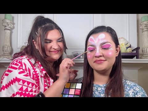 Видео: Нанесение макияжа и последние штрихи в стиле пасхального кролика ASMR Perfectionist