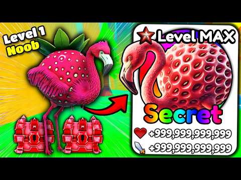 Видео: Начинаем заново как нуб только со Strawberelli Flamingelli в Brainrot Evolution (Roblox)