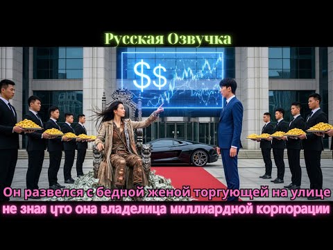 Видео: Он развелся с бедной женой торгующей на улице не зная что она владелица миллиардной корпорации #2025