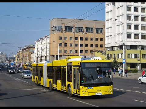 Видео: Автобус Минска МАЗ-215.069,гос.№ АС 4491-7,марш.38 (24.11.2020)