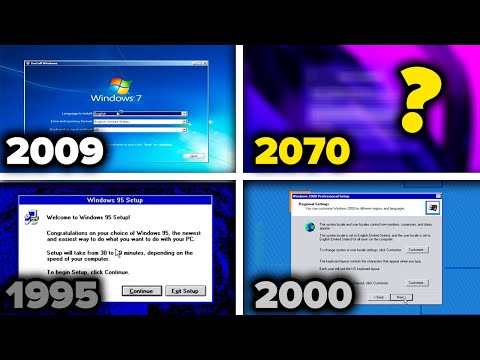 Видео: Эволюция установщиков Windows (1995–2070)