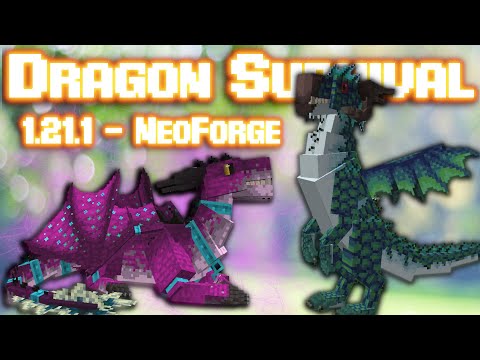 Видео: DRAGON SURVIVAL//ОБЗОР ОБНОВЛЕНИЯ МОДА НА МАЙНКРАФТ 1.21.1 NEO FORGE
