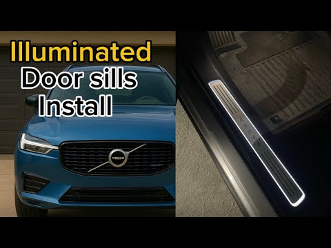 Видео: Подсвечиваемые дверные пороги Volvo XC60, XC90, V60, V90, S90, S60