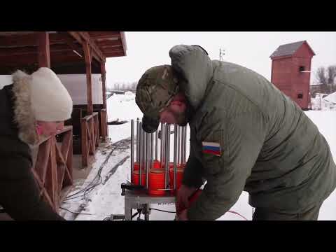 Видео: Тестируем уникальную  метательную машинку для стендовой стрельбы «ТРИАНОН».