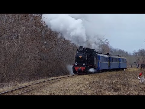 Видео: Вузькоколійний паровоз Гр 280 Гайворон січень 2022 частина 2