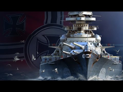 Видео: Линкор Бисмарк 1:200 часть 1