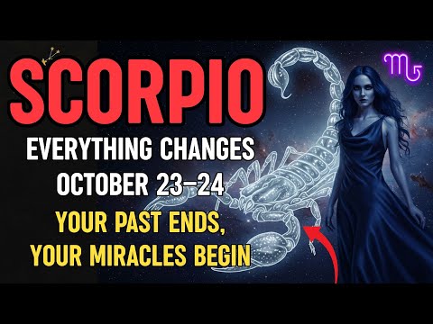 Видео: Скорпион — всё меняется 23–24 октября | Ваше прошлое заканчивается, ваши чудеса начинаются