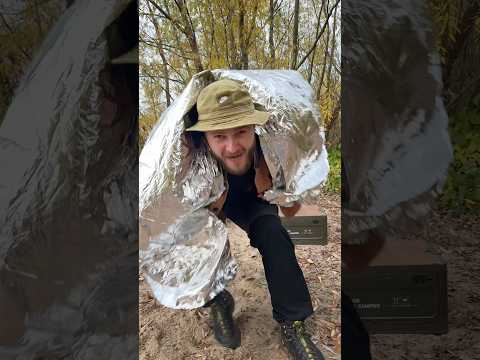 Видео: 🆘аварийное одеяло - лайфхак #фрост #shorts #frost #лайфхак #туризм #выживание #лайфхаки #survival