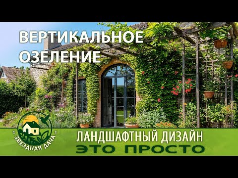 Видео: Вертикальное озеленение/ Ландшафтный дизайн - это просто/ Звёздная Дача!