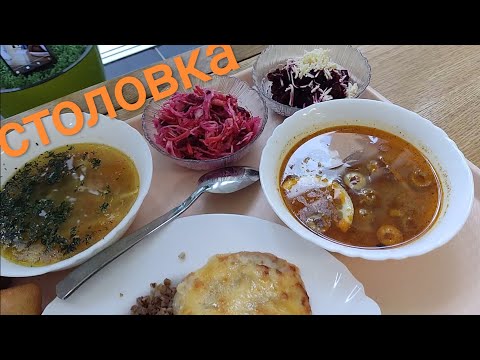 Видео: ОБЖОР в столовой/МУКБАНГ обедаю в столовке