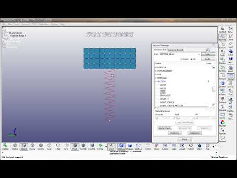Видео: Моделирование блока на пружине балке