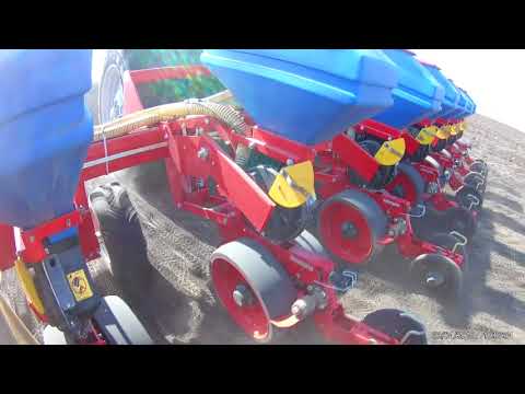 Видео: Сев подсолнечника 2018.Сеялка ТСМ-8000 от "Техника Сервис"