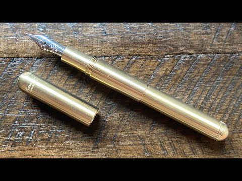 Видео: Перьевая ручка Kaweco Supra с пером F
