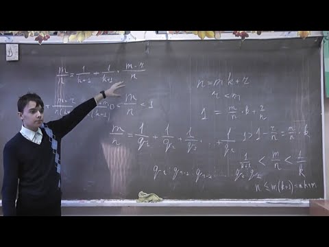 Видео: М24. Любая правильная дробь представима в виде суммы аликвотных