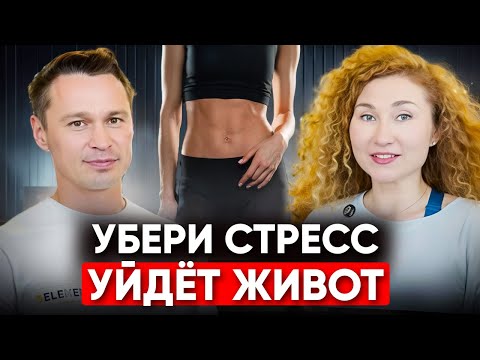 Видео: Как Стресс влияет на Ваш ВЕС? 3 упражнения, которые помогут убрать живот!