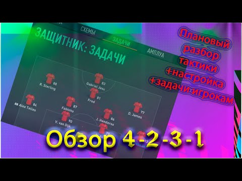 Видео: FIFA 21. ЛУЧШАЯ "ТОП" СХЕМА 4-2-3-1. ЗАЩИТА. ТАКТИКИ+УКАЗАНИЯ.