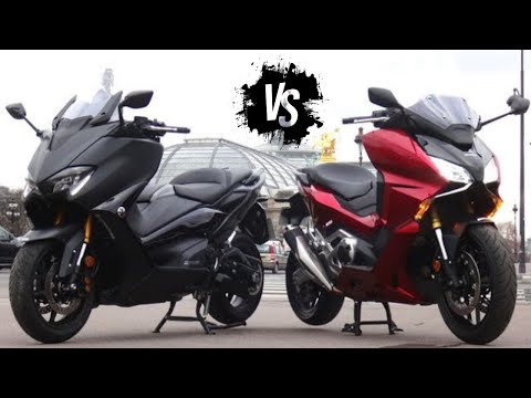 Видео: Honda Forza 750 против Yamaha TMAX 560 | Сравнение лучших макси-скутеров