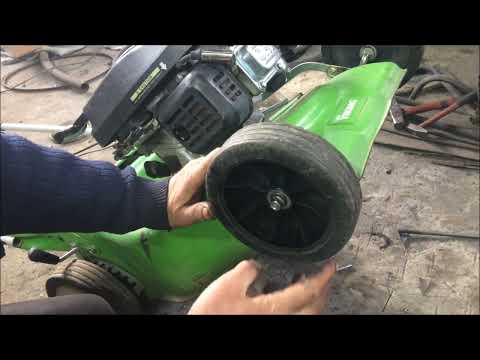 Видео: Как убрать немецкие косяки на гламурной газоно_косилке Viking!)