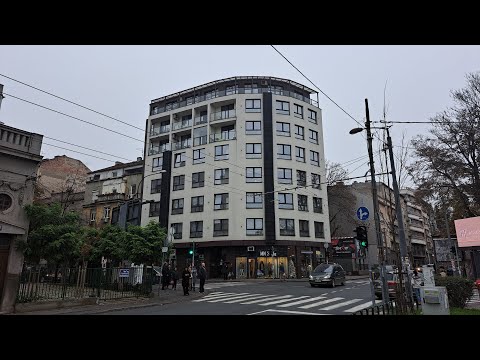 Видео: Прогулка по району Врачар в Белграде. Как переехать в Сербию