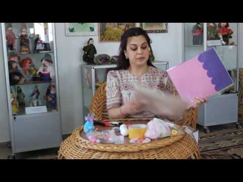 Видео: Мастер-класс по изготовлению пасхального сувенира "Зайка"