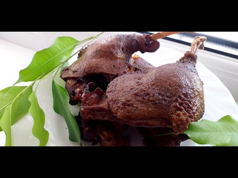 Видео: УТКА КОПЧЁНАЯ ЖИДКИМ ДЫМОМ, КАК КОПТИТЬ УТКУ