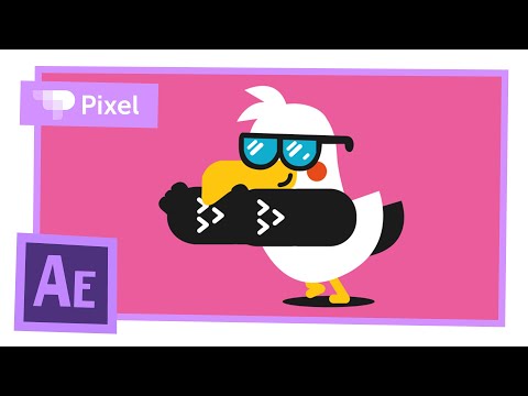 Видео: Анимируем птицу по референсу в After Effects | уроки для новичков