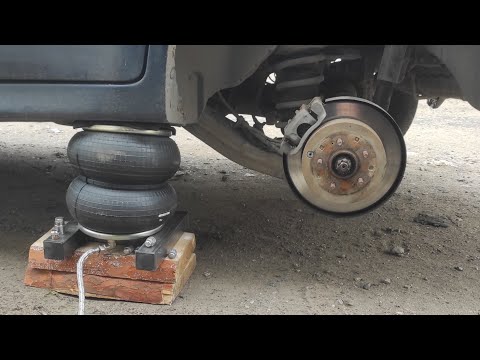 Видео: Пневмодомкрат из пневмоподушки