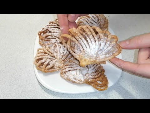 Видео: 4  красивые формы хрустящего хвороста.